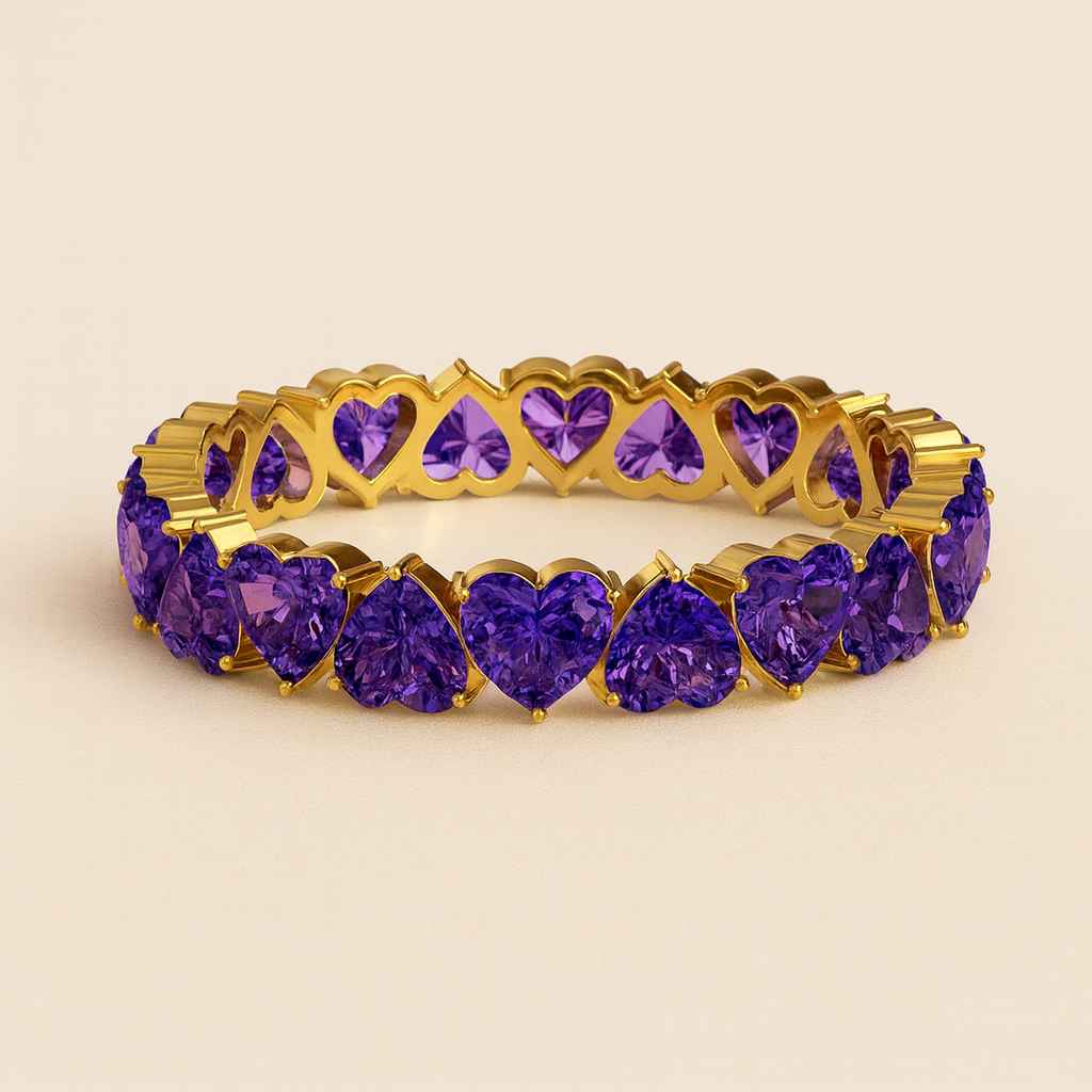 Lavender Love Eternity Ring-Rings-Anushka Jain Jewellery