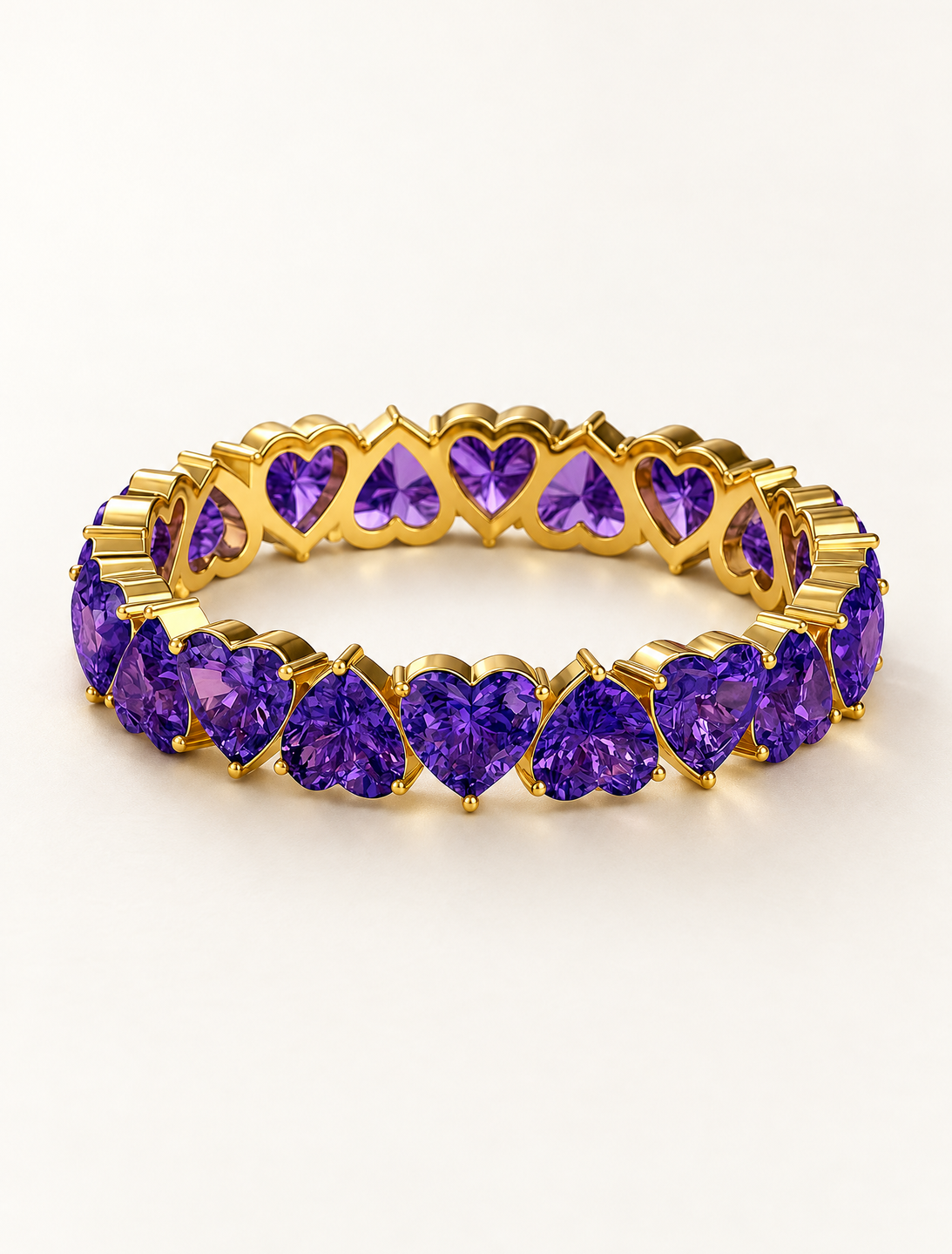 Lavender Love Eternity Ring
