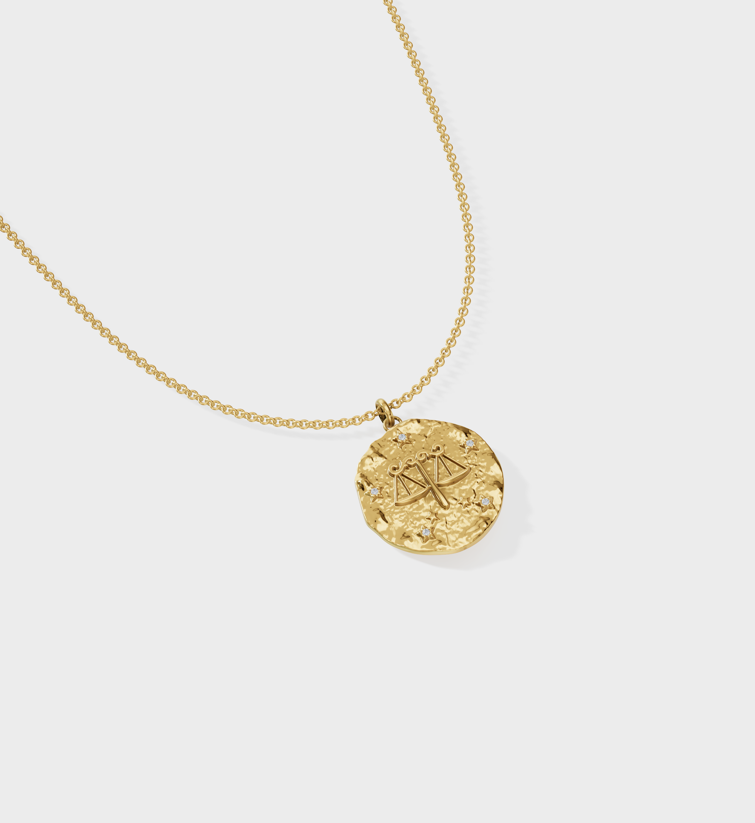 Libra Zodiac Necklace-Necklaces-Anushka Jain Jewellery