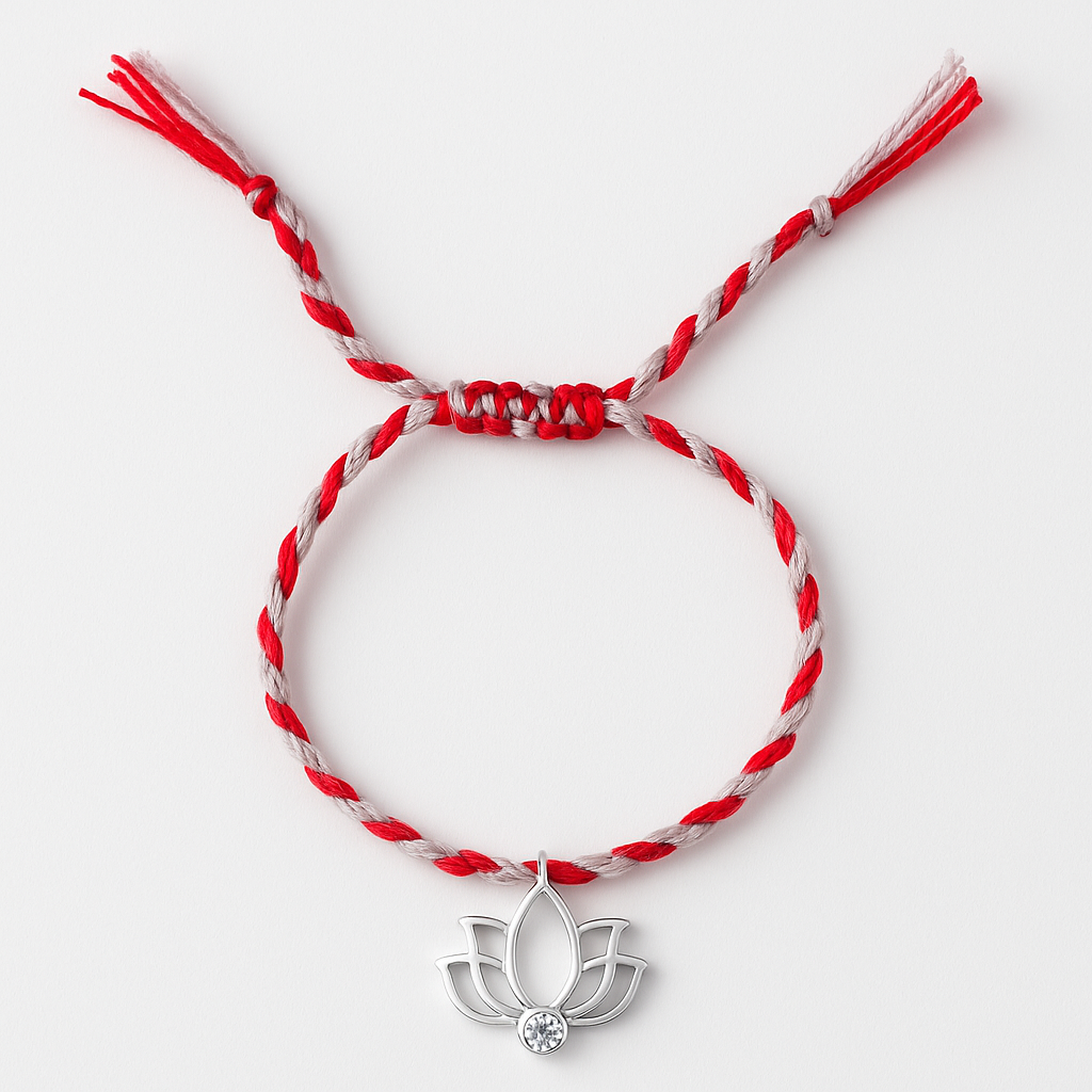 Lotus Rakhi-Rakhi-Anushka Jain Jewellery