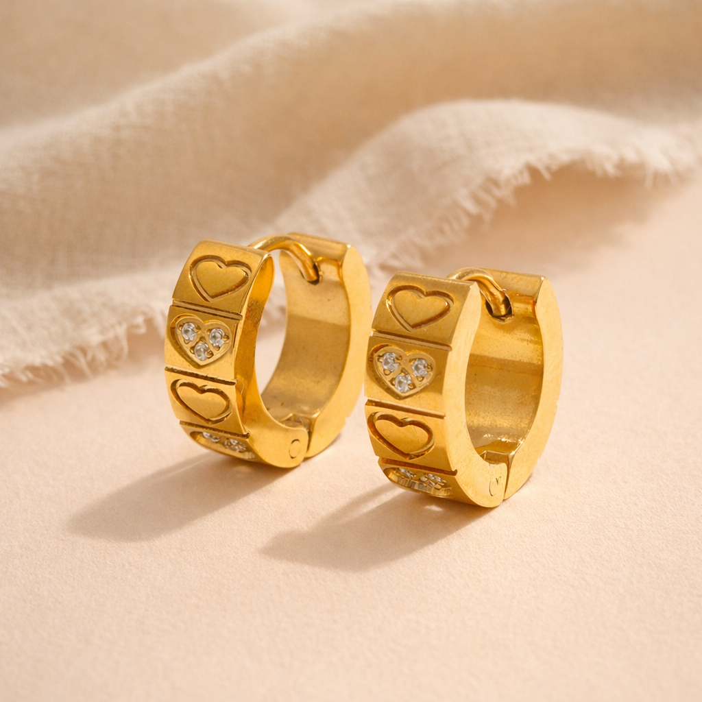 Love Diamond Huggies-Anushka Jain Jewellery