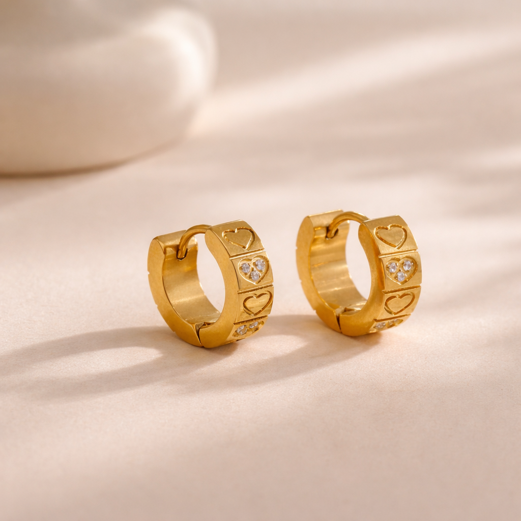 Love Diamond Huggies-Anushka Jain Jewellery