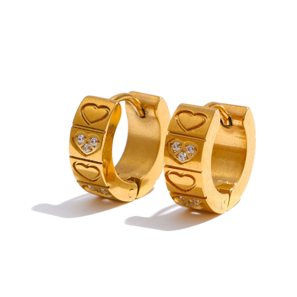 Love Diamond Huggies-Anushka Jain Jewellery