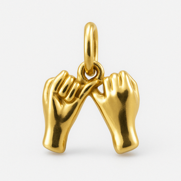 Love Hand Charm-Charms-Anushka Jain Jewellery