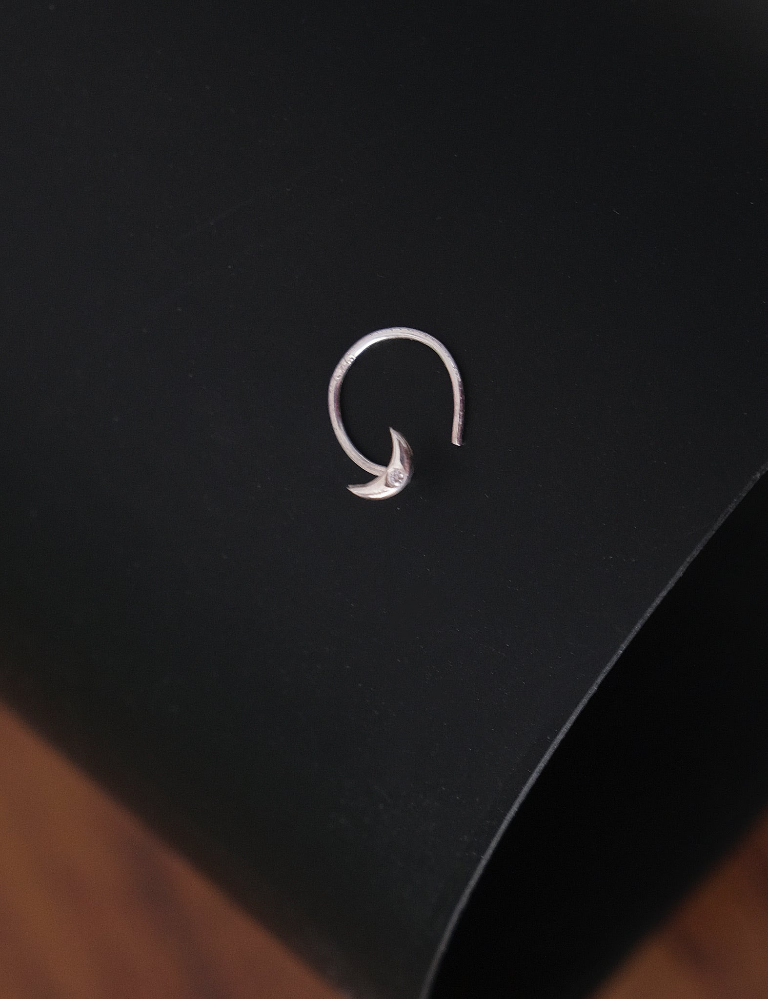 Luna Nose Pin-Nose Rings-Anushka Jain Jewellery