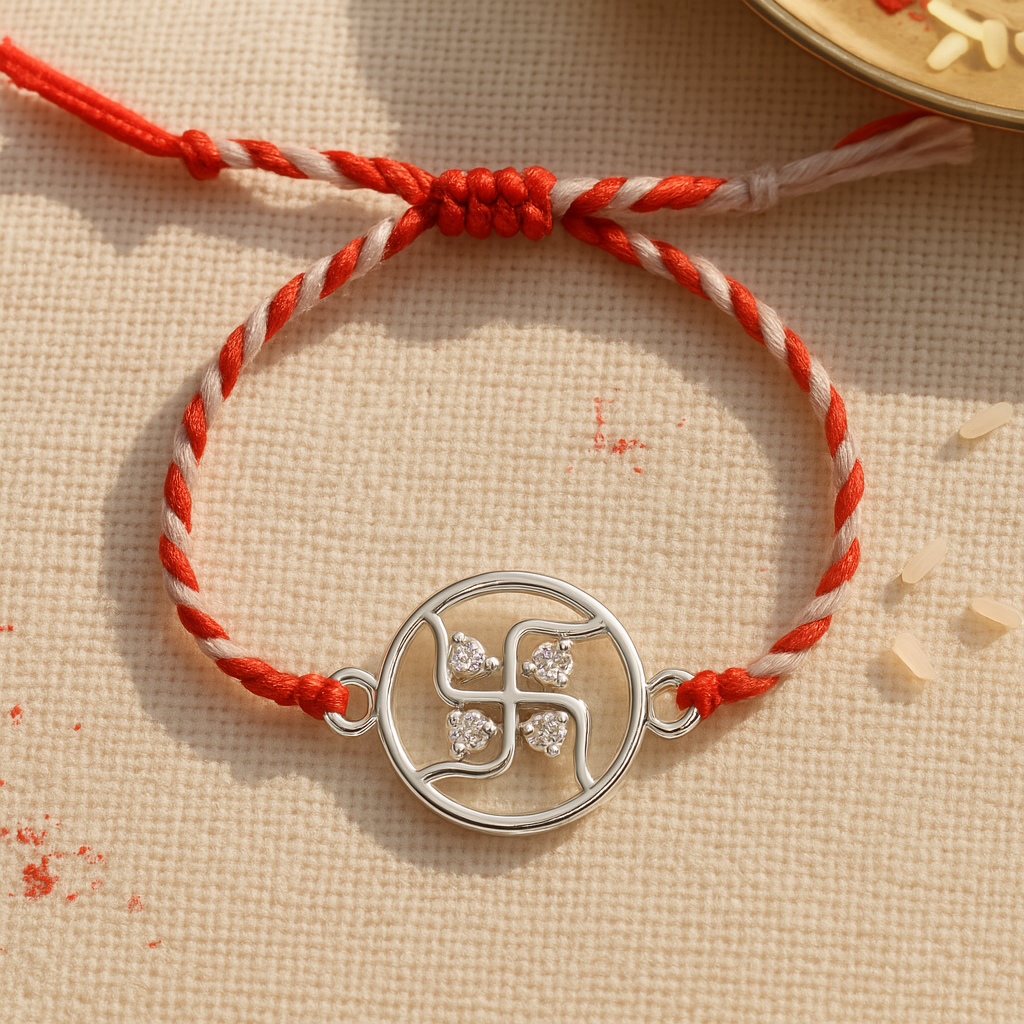Luxury Rakhi Duo Set-Rakhi-Anushka Jain Jewellery