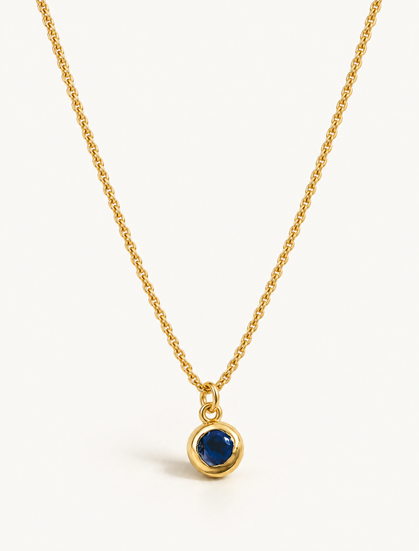 March Birthstone Necklace