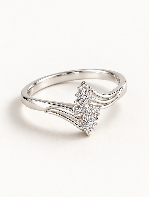 Marquise Cluster CZ Ring