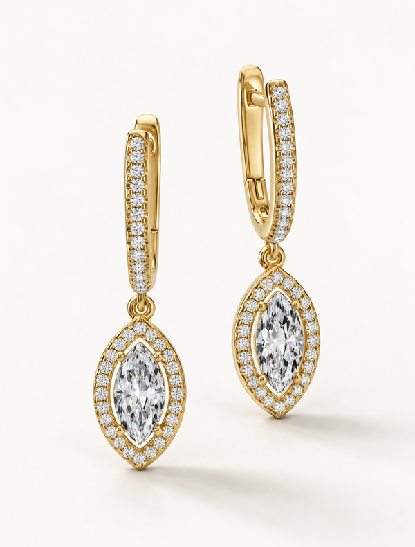 Marquise Diamond Earrings