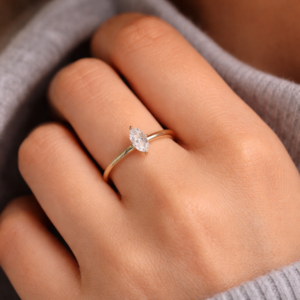 Marquise Ring-Rings-Anushka Jain Jewellery