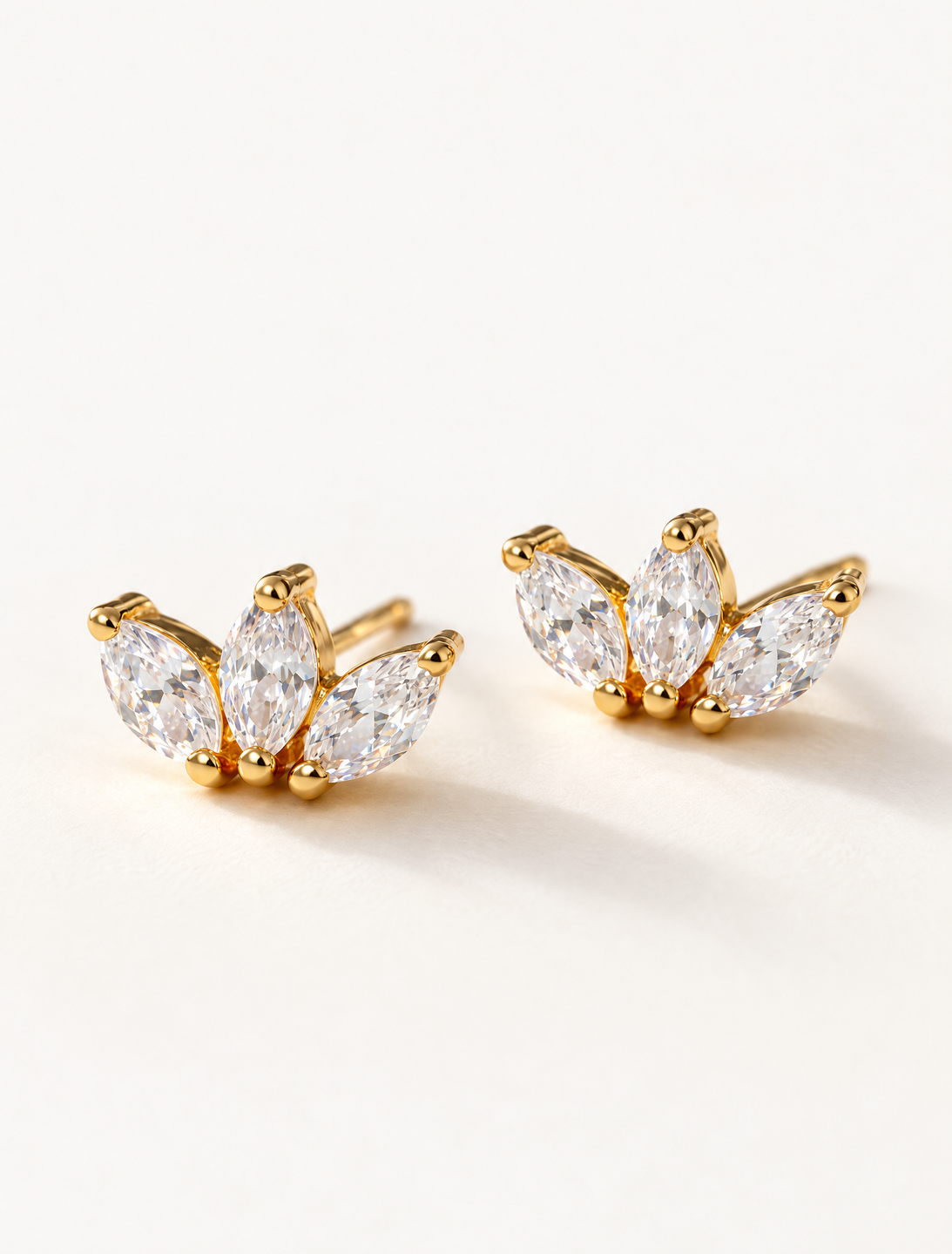 Marquise Triple Studs
