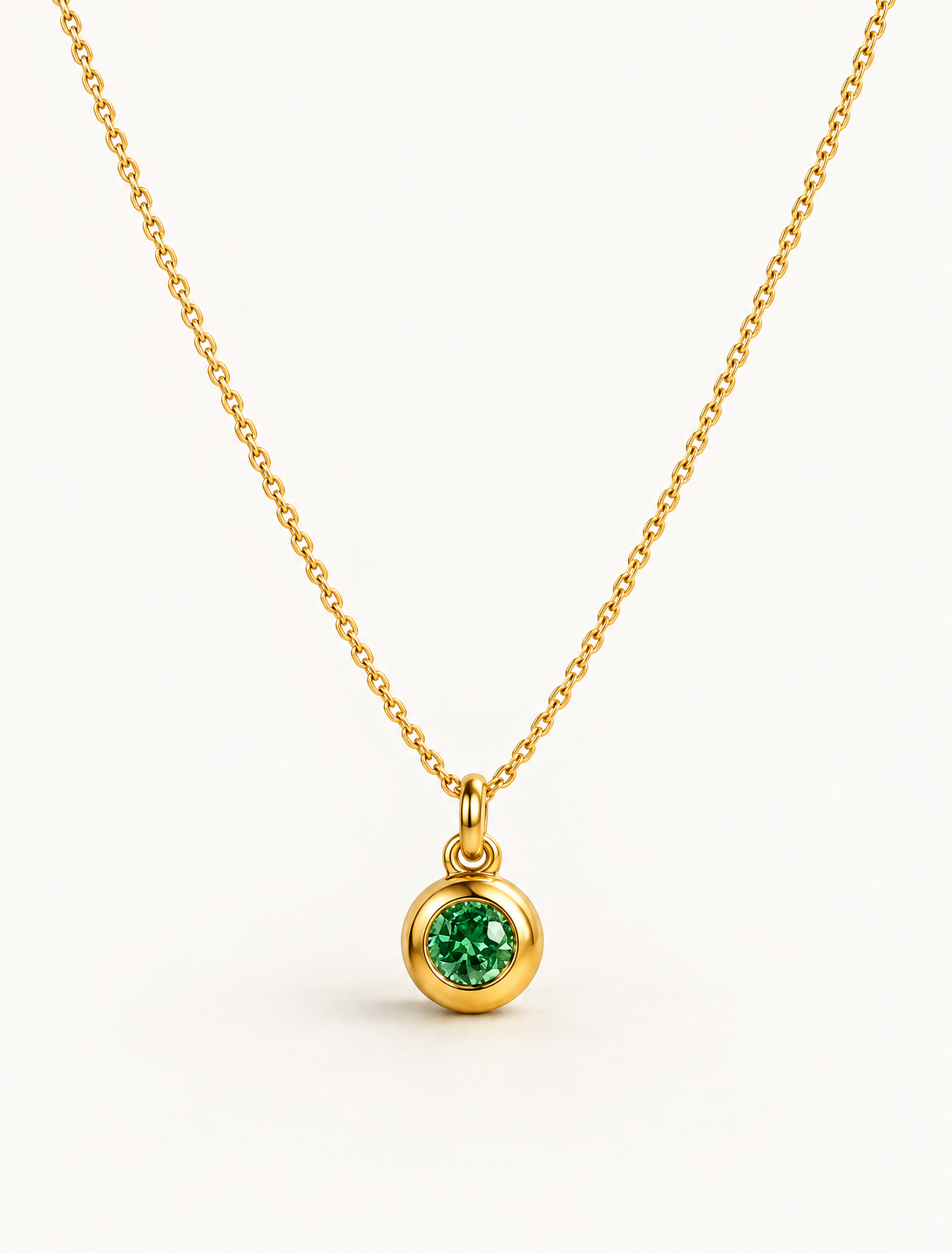 May Birthstone Necklace