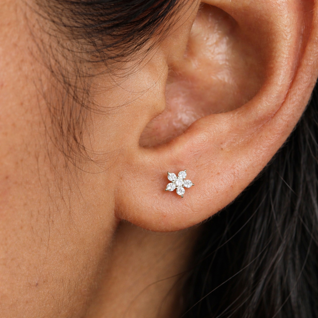 Micro Star Studs-Studs-Anushka Jain Jewellery