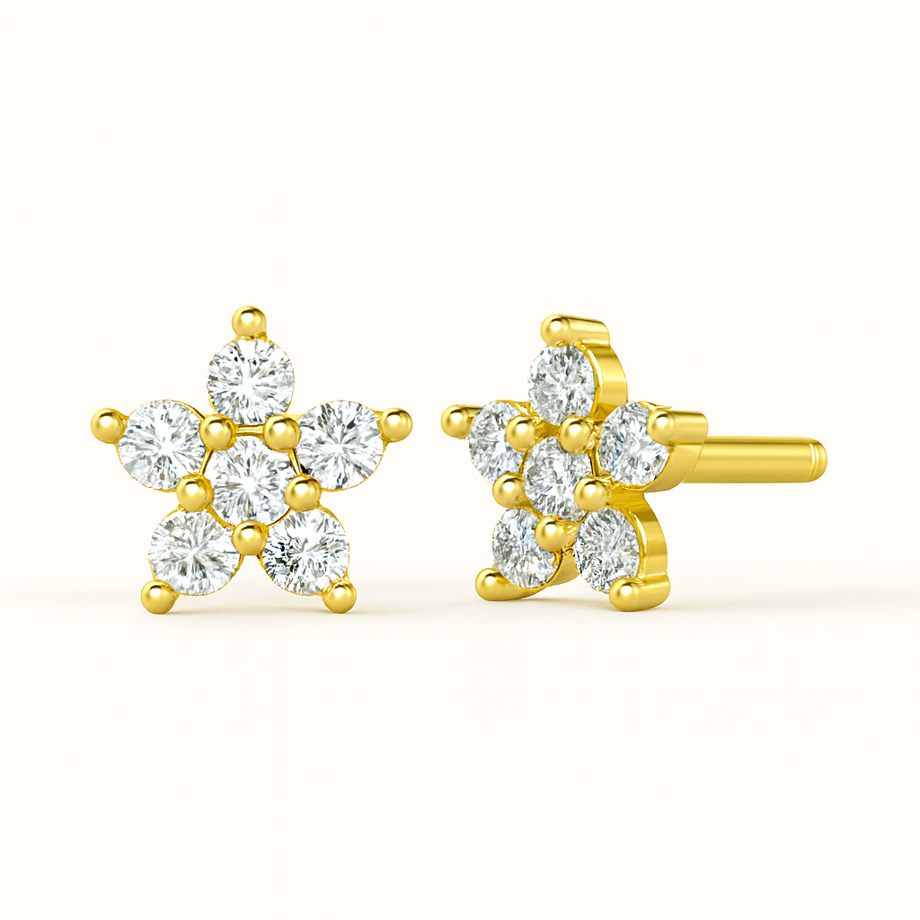 Micro Star Studs-Studs-Anushka Jain Jewellery