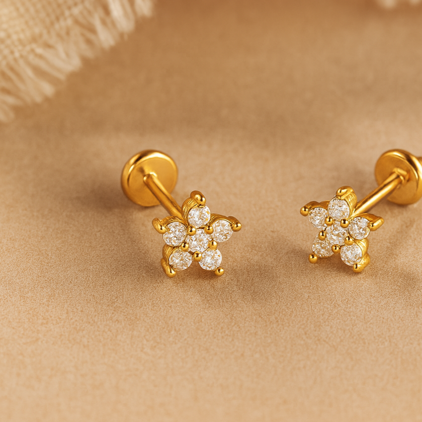 Micro Star Studs-Studs-Anushka Jain Jewellery
