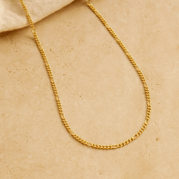 Mini Figaro Chain-Chains-Gold Vermeil-Anushka Jain Jewellery