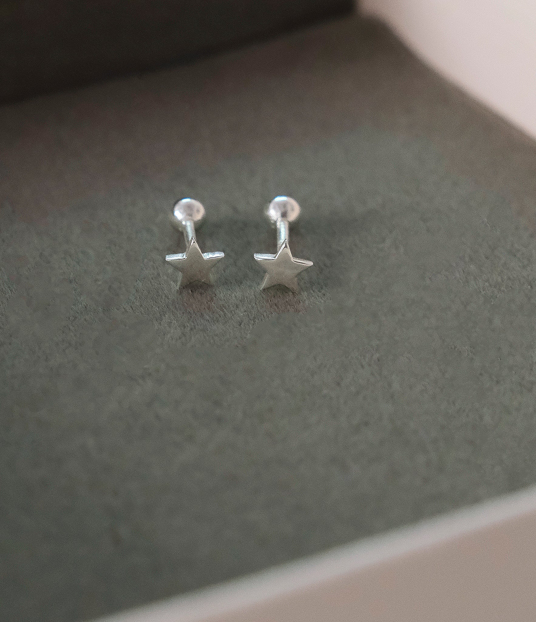 Mini Star Studs-Studs-Silver-Anushka Jain Jewellery