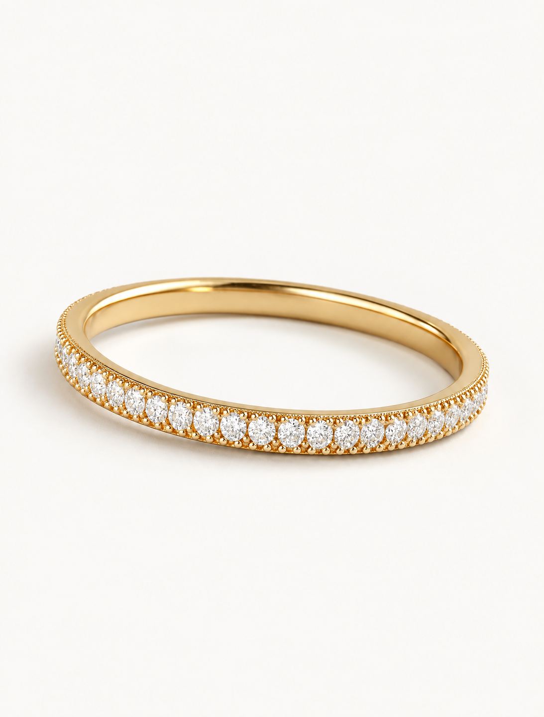 Minimal Birthstone Eternity Ring