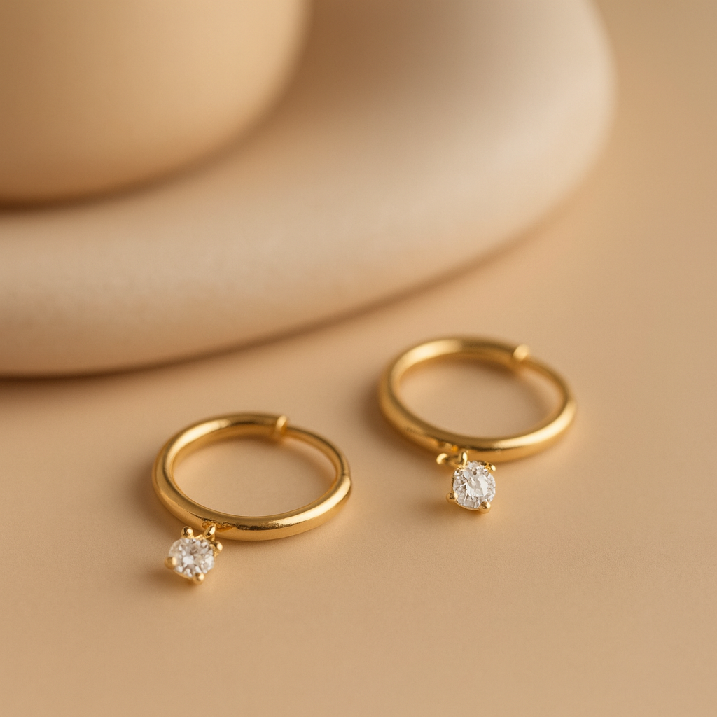 Minimal Sparkle Trio Set-Anushka Jain Jewellery