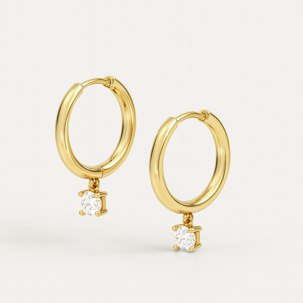 Minimal Sparkle Trio Set-Anushka Jain Jewellery