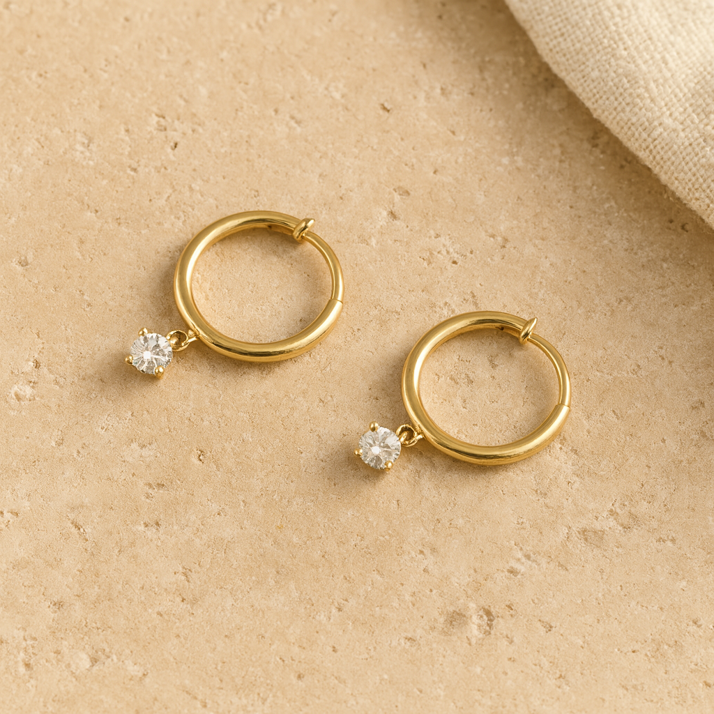 Minimal Sparkle Trio Set-Anushka Jain Jewellery