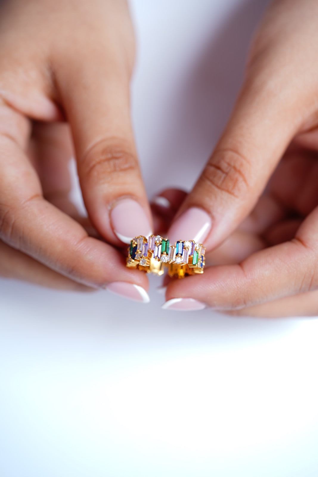 Mosaic Gem Ring-Rings-Anushka Jain Jewellery