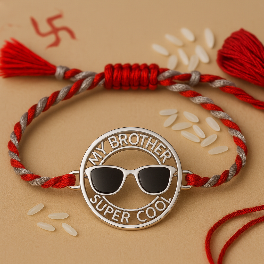 My Brother Super Cool Rakhi-Rakhi-Anushka Jain Jewellery