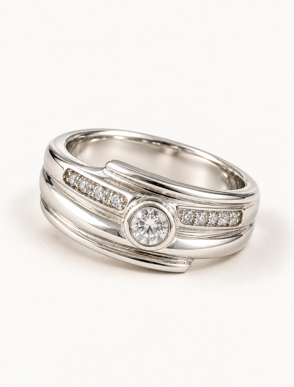 Nova Orbit CZ Ring