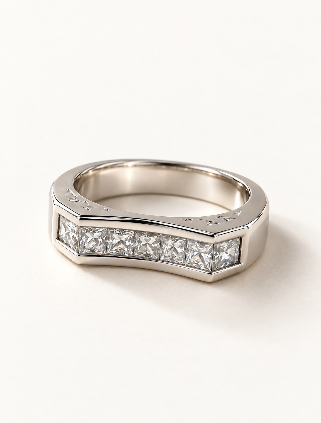 Nova Prism CZ Band Ring