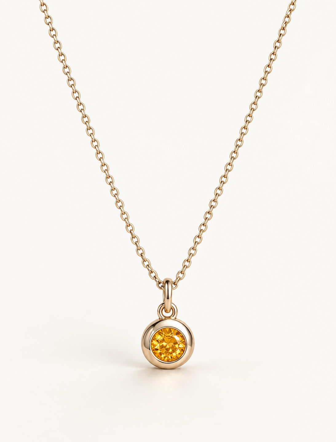 November Birthstone Necklace