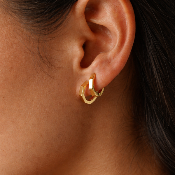 Octagon Hoops-Hoops-Anushka Jain Jewellery