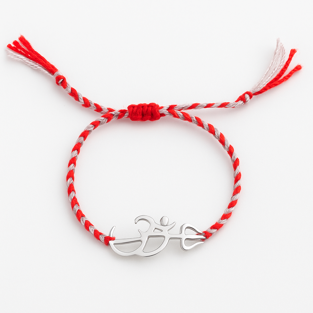 Om Trishul Rakhi-Rakhi-Anushka Jain Jewellery