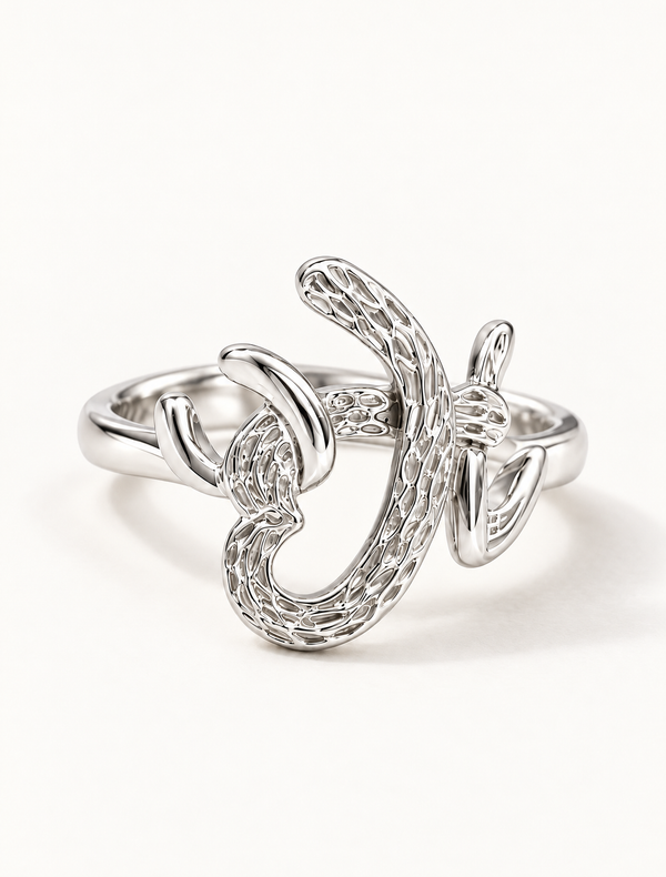 Openwork Butterfly Statement Ring