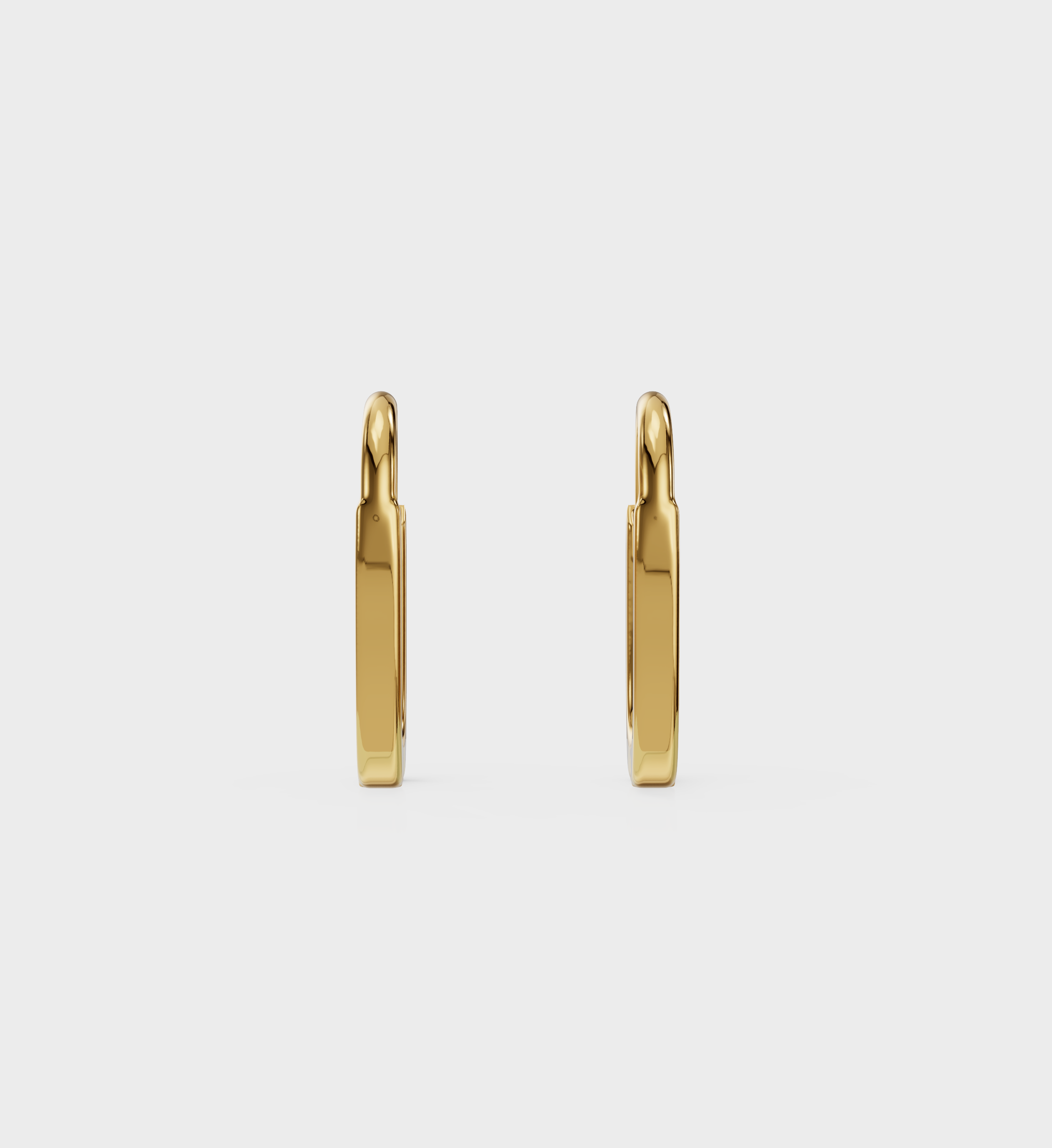Oval Huggie Earring
