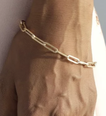 Paper Clip Bracelets-Bracelets-Gold Vermeil-5-Anushka Jain Jewellery