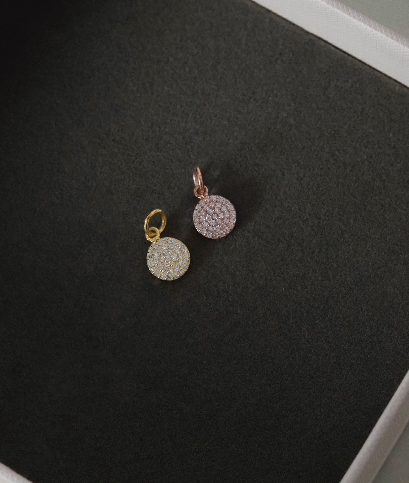 Pave Circle Charm-Charms-Anushka Jain Jewellery