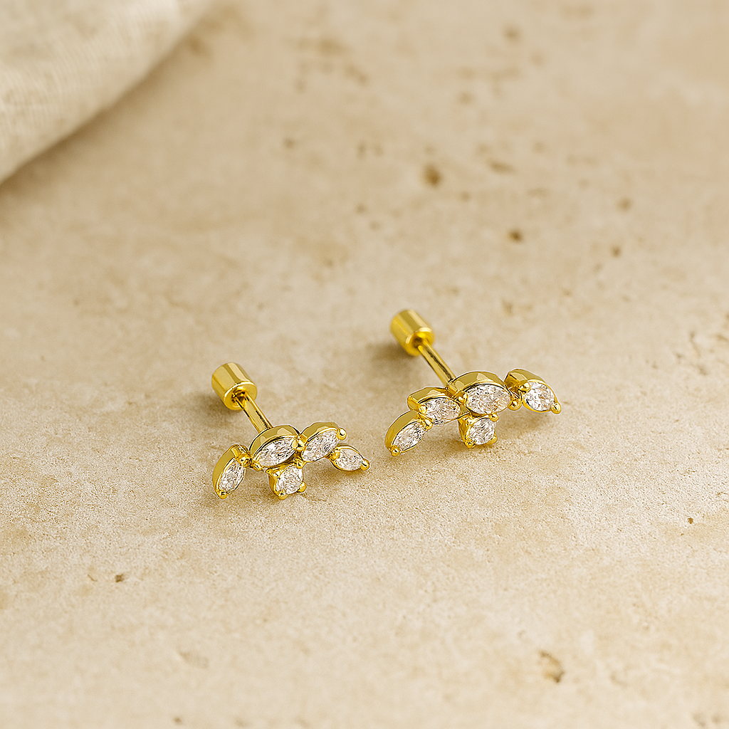 Petal Studs-Studs-Anushka Jain Jewellery
