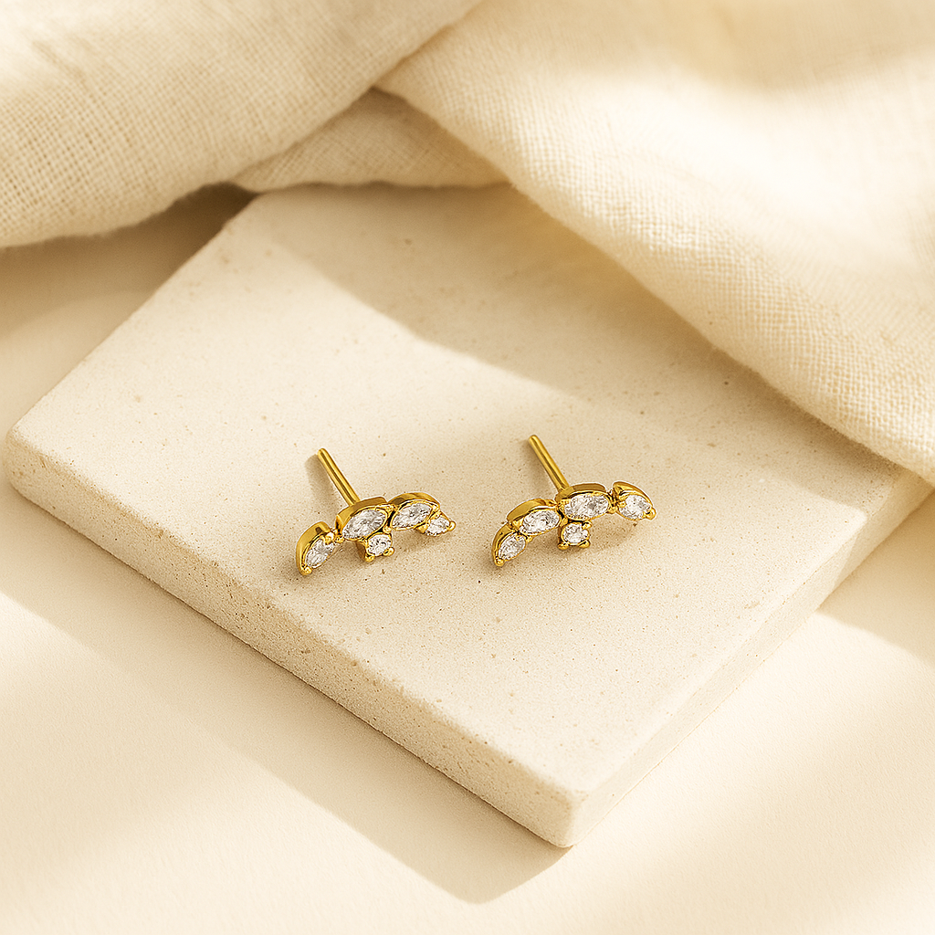 Petal Studs-Studs-Anushka Jain Jewellery