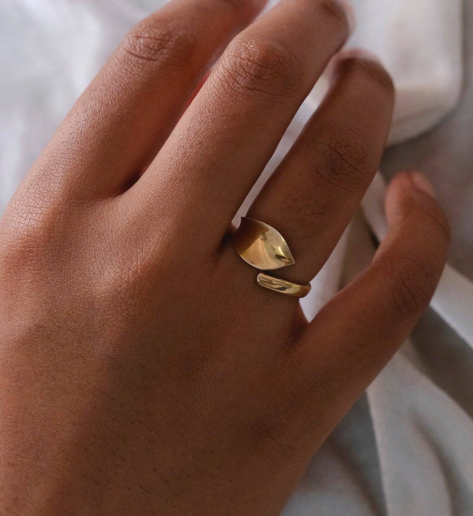 Petal Wrap Ring-Rings-Anushka Jain Jewellery