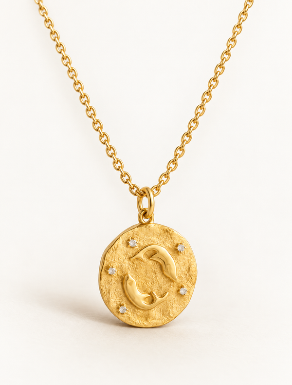 Pisces Zodiac Necklace