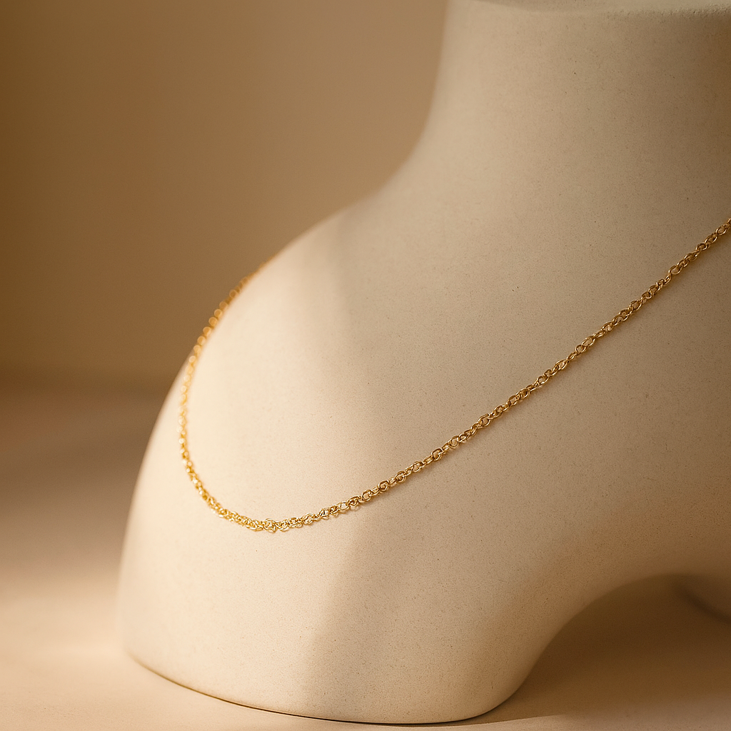 Plain Chain - 30"-Chains-Gold Vermeil-Anushka Jain Jewellery