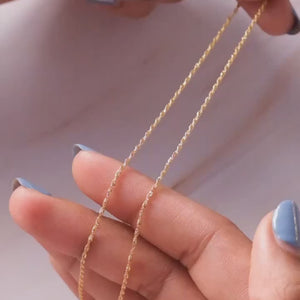 18k Rope Chain