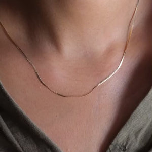 18k Thin Snake Chain