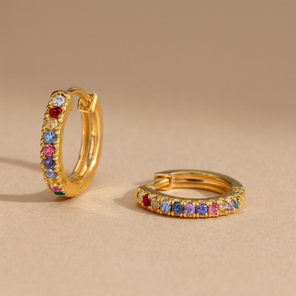 Pride Mini Hoops-Hoops-Anushka Jain Jewellery