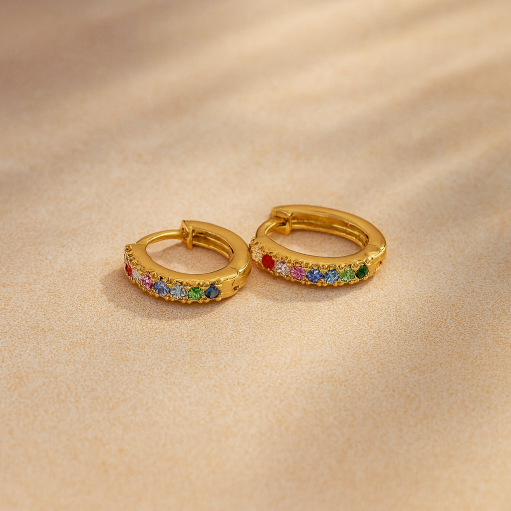 Pride Mini Hoops-Hoops-Anushka Jain Jewellery