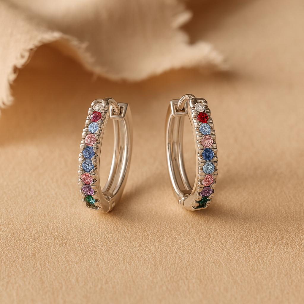 Pride Mini Hoops-Hoops-Anushka Jain Jewellery