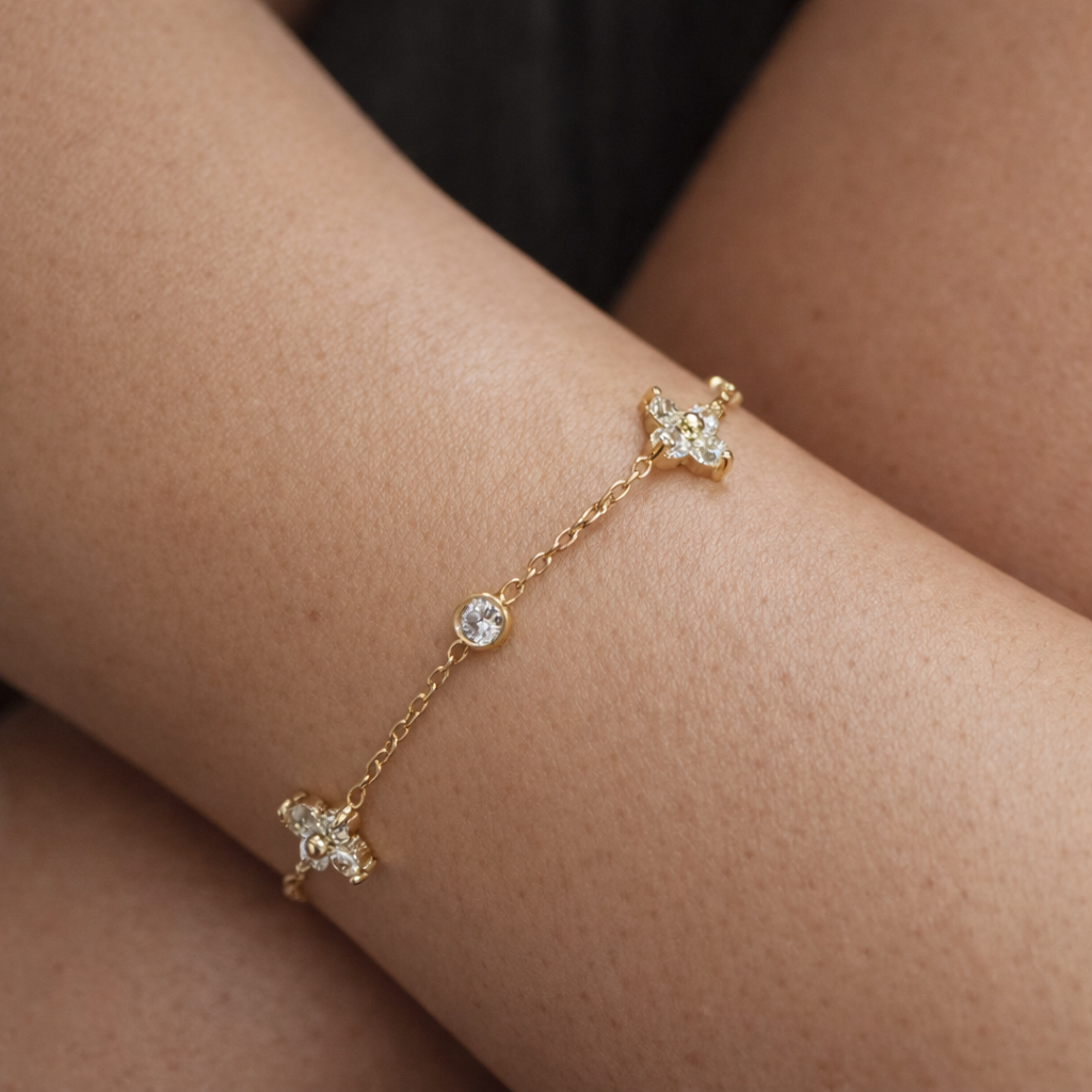 Quad Diamond Bracelet-Anushka Jain Jewellery