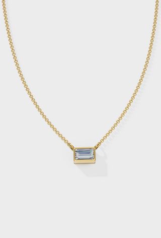 Rectangular Diamond Necklace