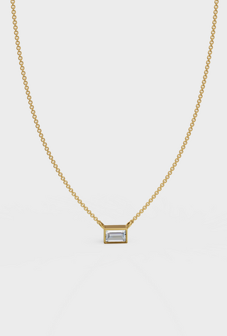 Rectangular Diamond Necklace