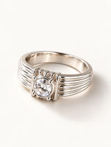 Regal Frame Solitaire Ring
